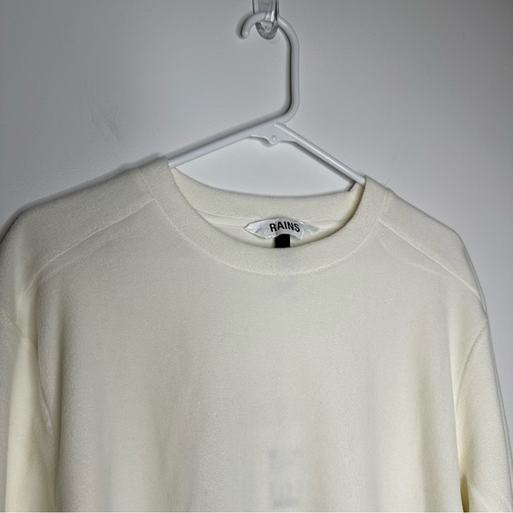 Rains Fleece Sweatshirt Unisex Men’s Size Small/Women’s Large NWT - Picture 4 of 10